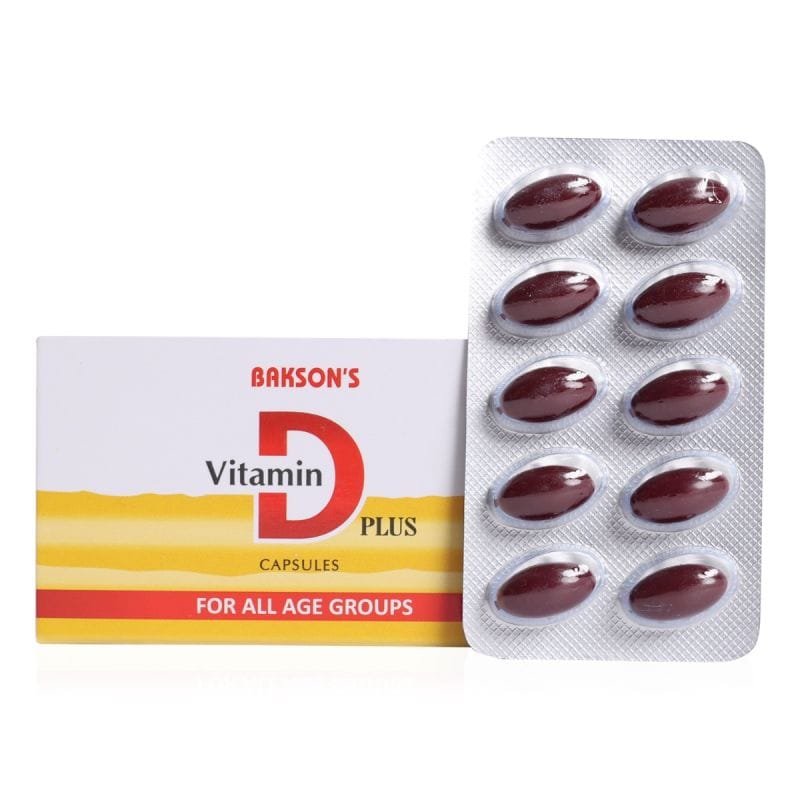 BAKSON VITAMIN D PLUS-50 CAPSULES