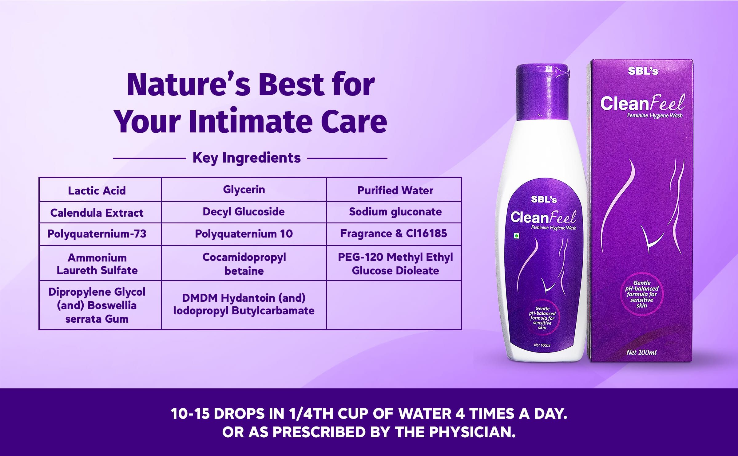SBL CleanFeel (Feminine Hygiene Wash)