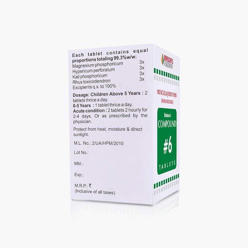 BAKSON COMPOUND #6 TABLETS-100TABS