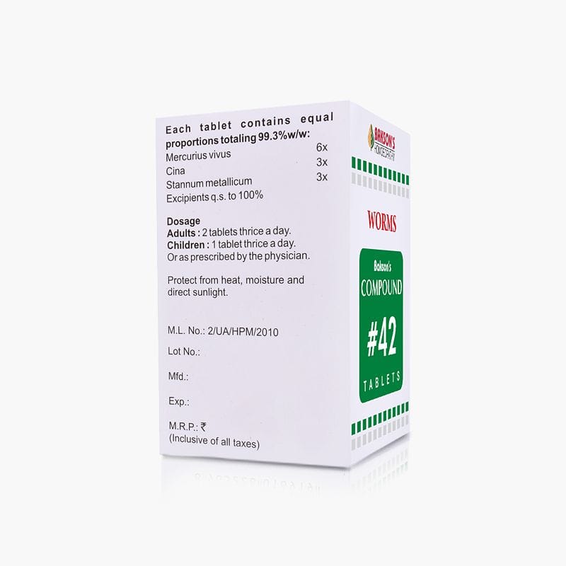 BAKSON COMPOUND #42 TABLETS-100TABS