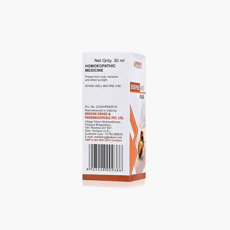 BAKSON BEE PEE AID PLUS DROPS
