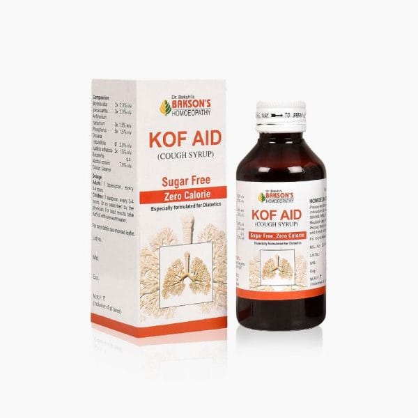 BAKSON KOF AID COUGH SYRUP (SUGAR FREE) Dr Homoeo Pharmacy