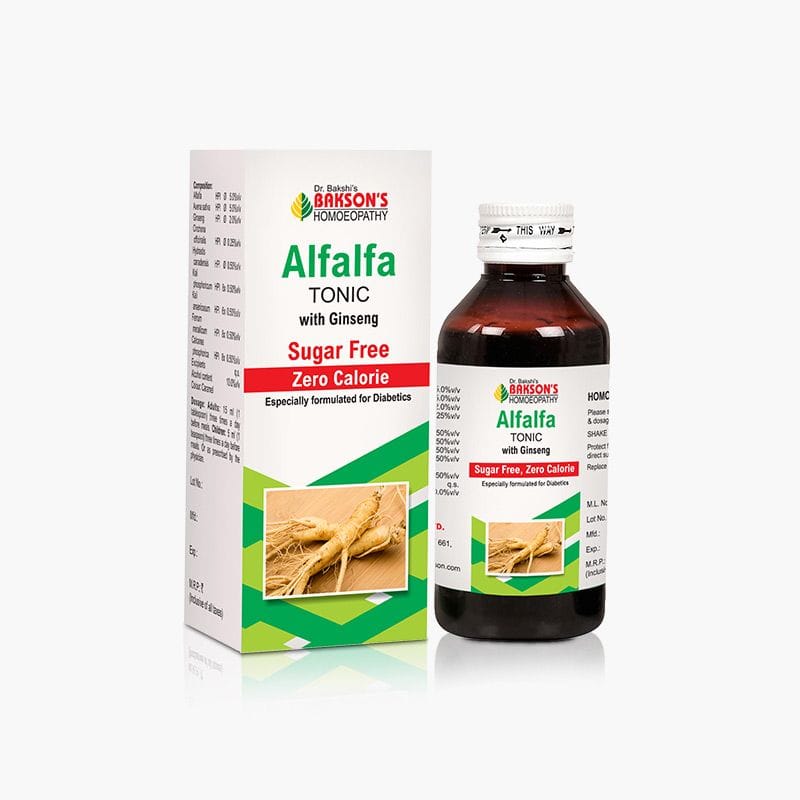BAKSON ALFALFA TONIC WITH GINSENG (SUGAR FREE)